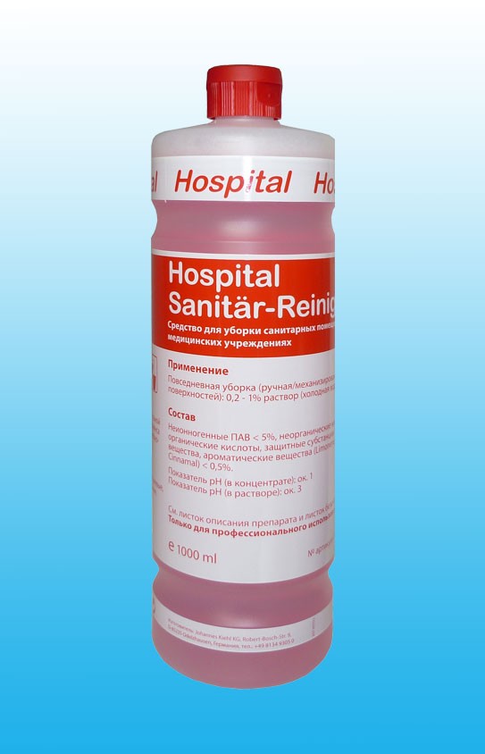 Hospital Sanitar-Reiniger / ср-во для чистки санитарных помещений в медицинских учреждениях - фото - 1
