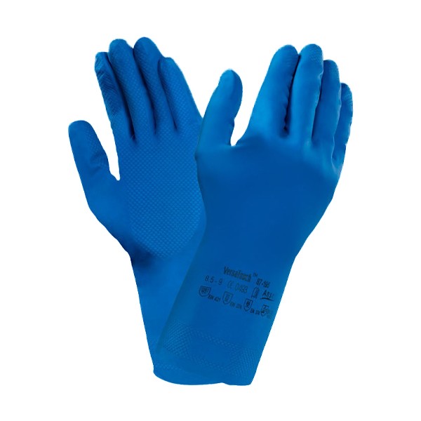 Перчатки 117-7 / универсальные усиленные перчатки, синие - фото - 2