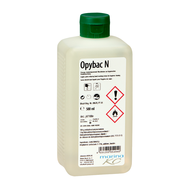 Opybac N/ дезинфицирующий лосьон для гигиенического мытья рук - фото - 2